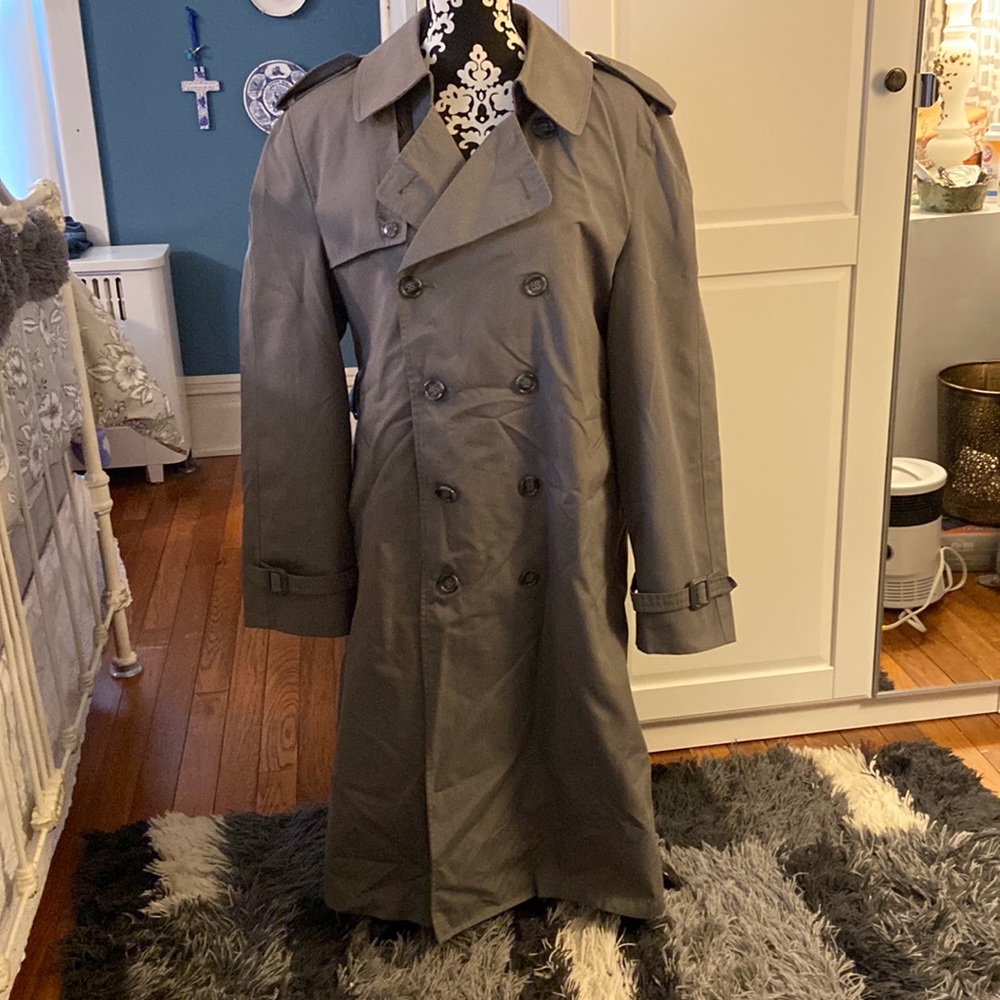 Mens Brookcraft Trench Coat with zippered liner